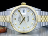 Rolex Datejust 36 Argento Jubilee 16233 Silver Lining Diamonds 